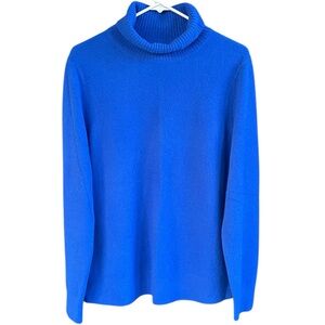 Like New Lands’ End 100% Cashmere Sweater Blue Size Large